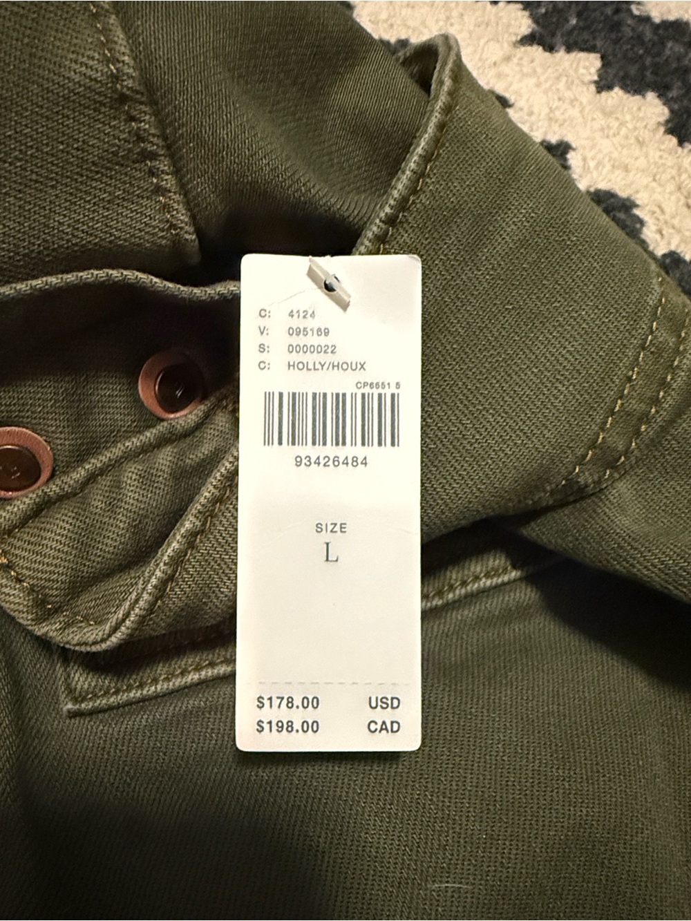 Anthropologie Pilcro Olive Green One-Shoulder Wide-Leg Denim Jumpsuit - Picture 3 of 11